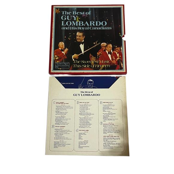 VTG The Best of Guy Lombardo and His Royal Canadians LP Album Set of 6 - Picture 2 of 2